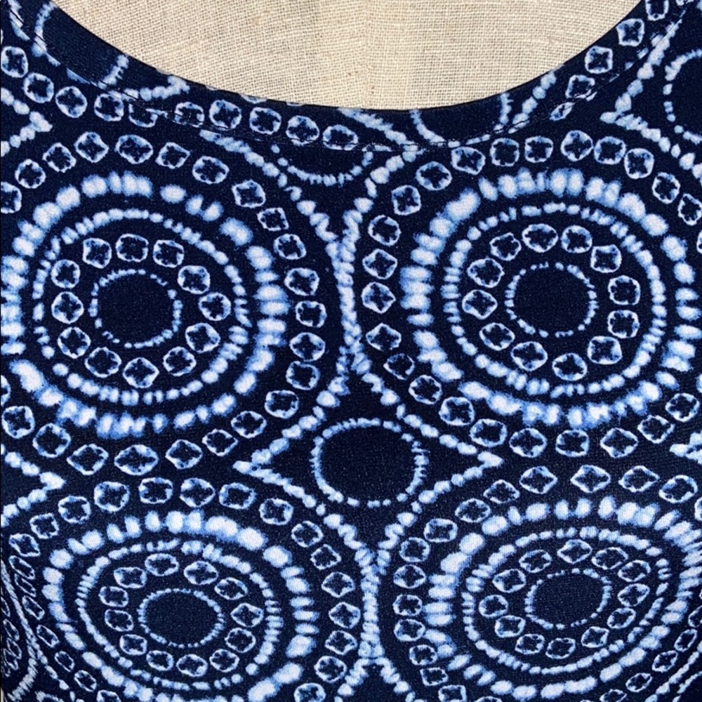 Michael Kors Blue shift dress sz SP - Picture 4 of 7